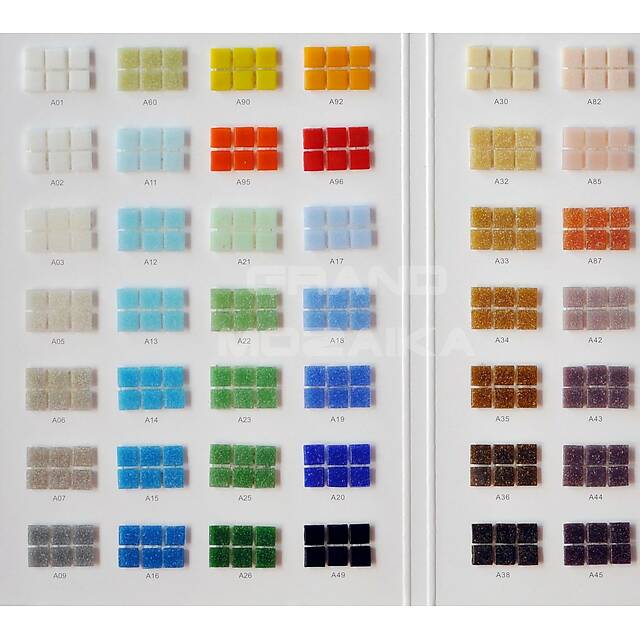 Стеклянная мозаика, серия Base (A06)