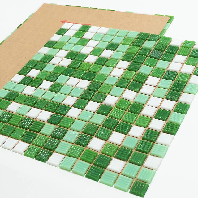 Стеклянная мозаика серия Econom (на бумаге)
