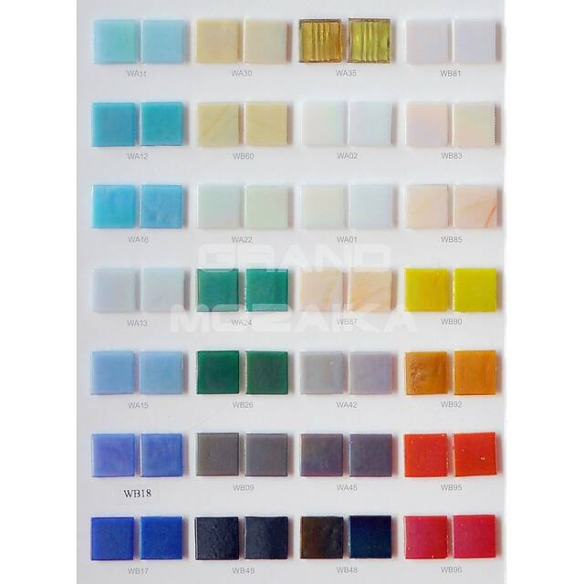 Стеклянная мозаика, серия Rainbow (WA01)