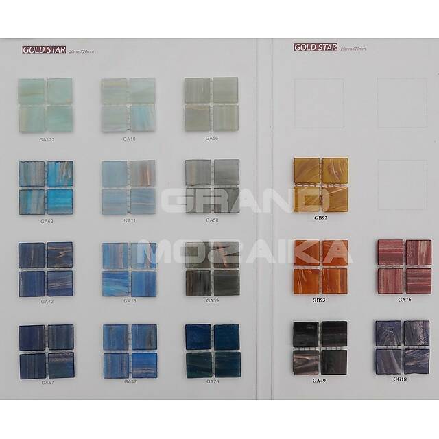 Стеклянная мозаика, серия GoldStar (G12)