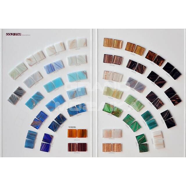 Стеклянная мозаика, серия GoldStar (G17)