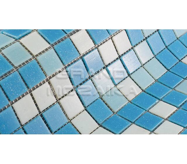 Стеклянная мозаика серия Econom (на сетке)