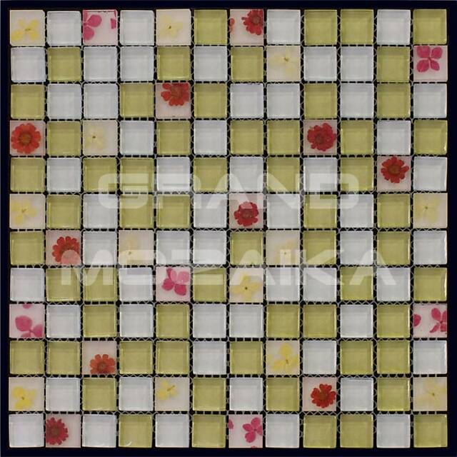 Стеклянная мозаика серия Flowers