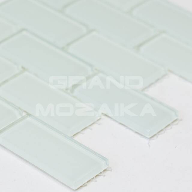 Стеклянная мозаика серия Plain (кирпичная кладка)