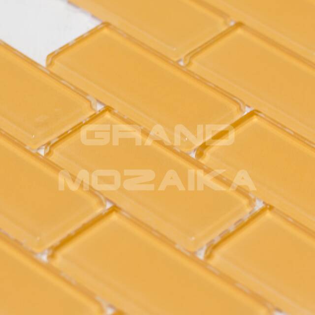 Стеклянная мозаика серия Plain (кирпичная кладка)