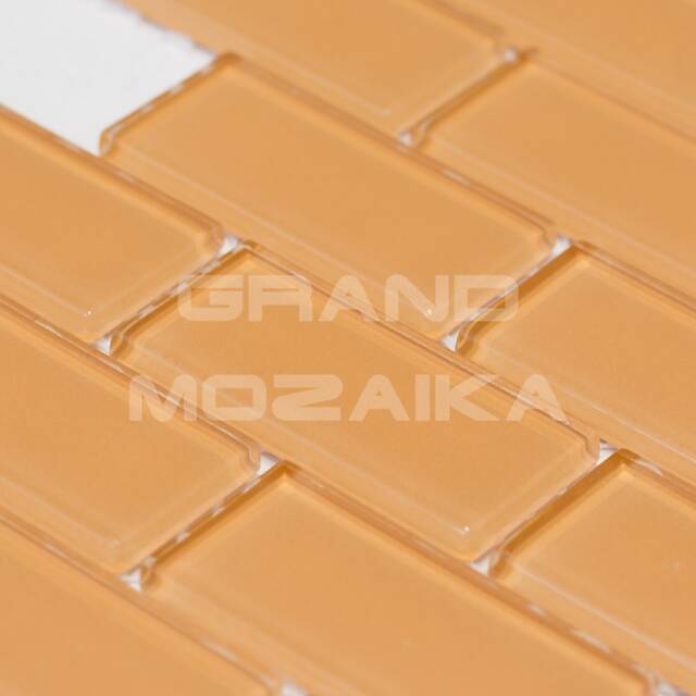 Стеклянная мозаика серия Plain (кирпичная кладка)