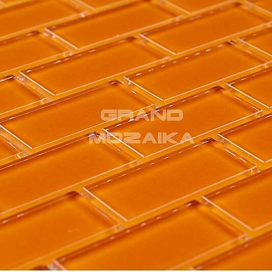 Стеклянная мозаика серия Plain (кирпичная кладка)