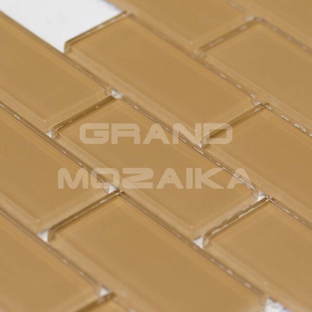Стеклянная мозаика серия Plain (кирпичная кладка)