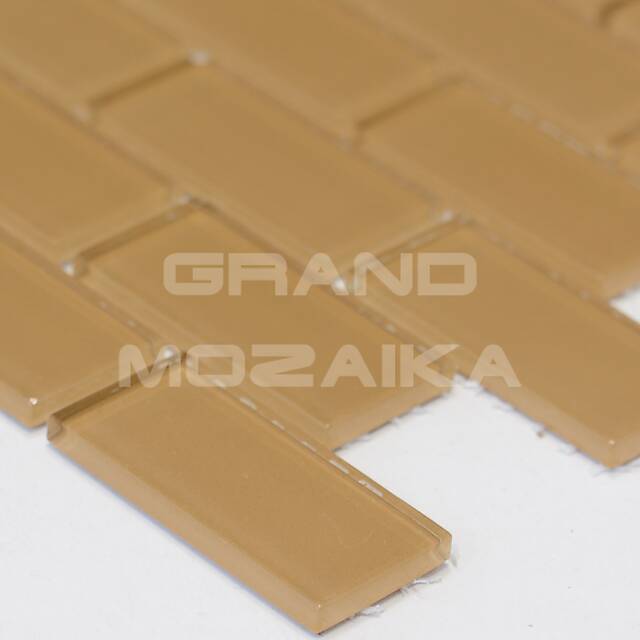 Стеклянная мозаика серия Plain (кирпичная кладка)