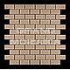 Стеклянная мозаика серия Plain (кирпичная кладка)