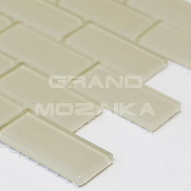 Стеклянная мозаика серия Plain (кирпичная кладка)
