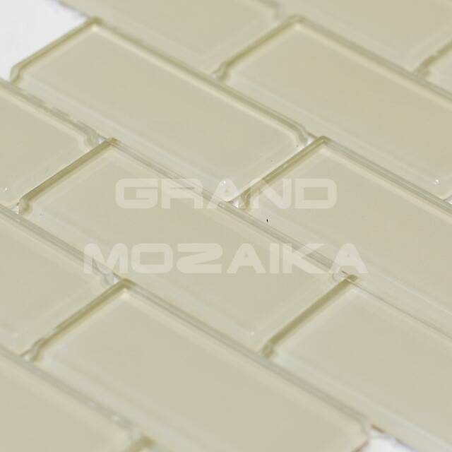 Стеклянная мозаика серия Plain (кирпичная кладка)