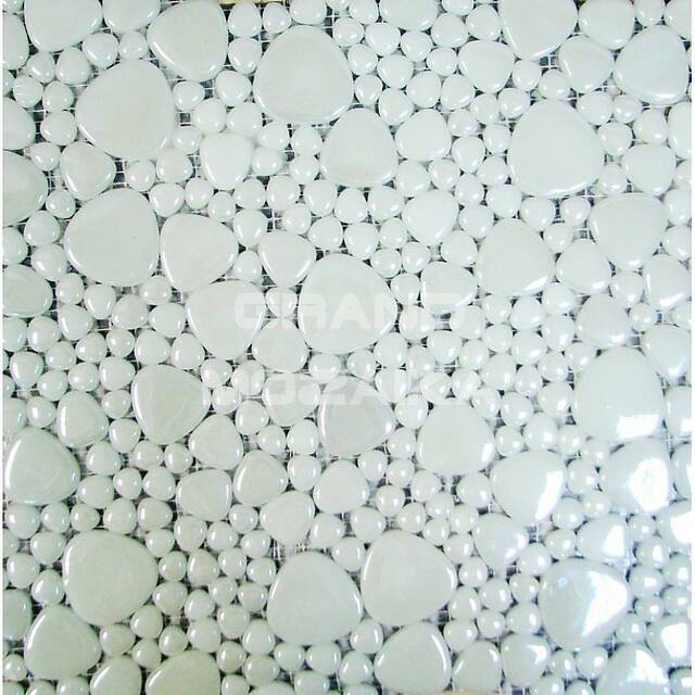 Высокоглянцевая стеклянная мозаика, серия Raindrop