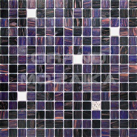 Стеклянная мозаика с обрезным золотом, серия Alma mix gold