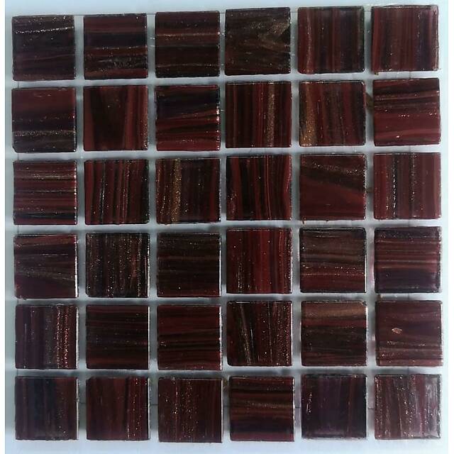 Стеклянная мозаика с авантюрином, серия Gold Link