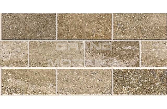 Мозаика из травертина, серия Grotta