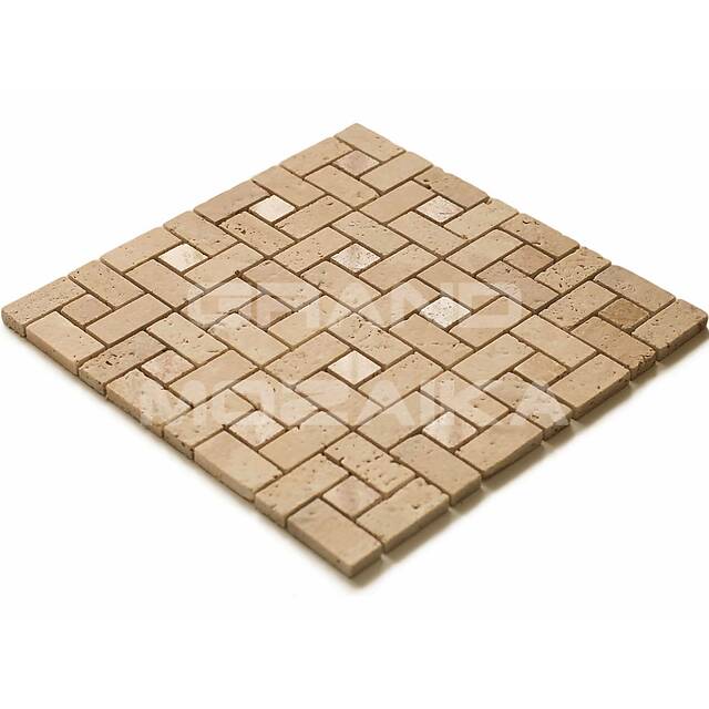 Мозаика из травертина, серия Grotta