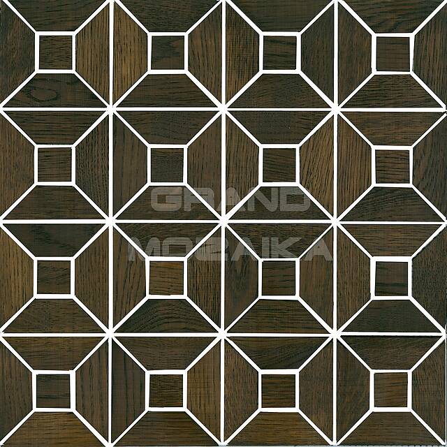 Деревянная мозаика (ясень), венге колеровка