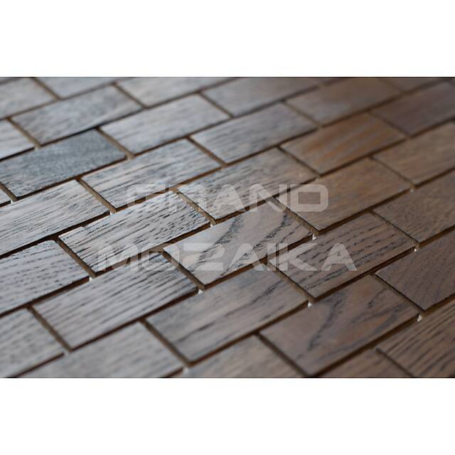 Деревянная мозаика (дуб), венге колеровка