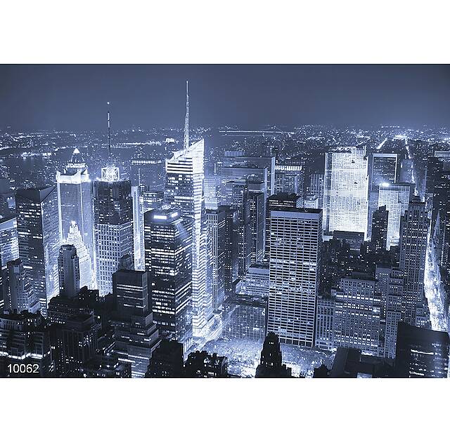 Панно из фотомозаики Ночной город