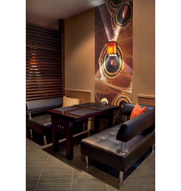 Панно из фотомозаики Узоры