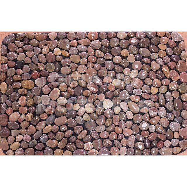 Массажный коврик из полированной гальки