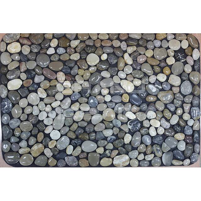 Массажный коврик из полированной гальки