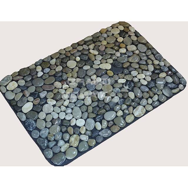 Массажный коврик из полированной гальки