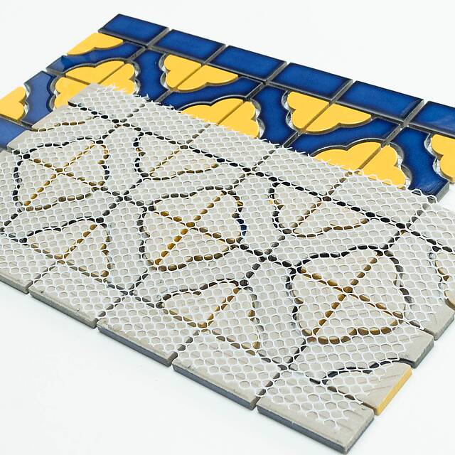 Бордюр из керамики, серия Porcelain