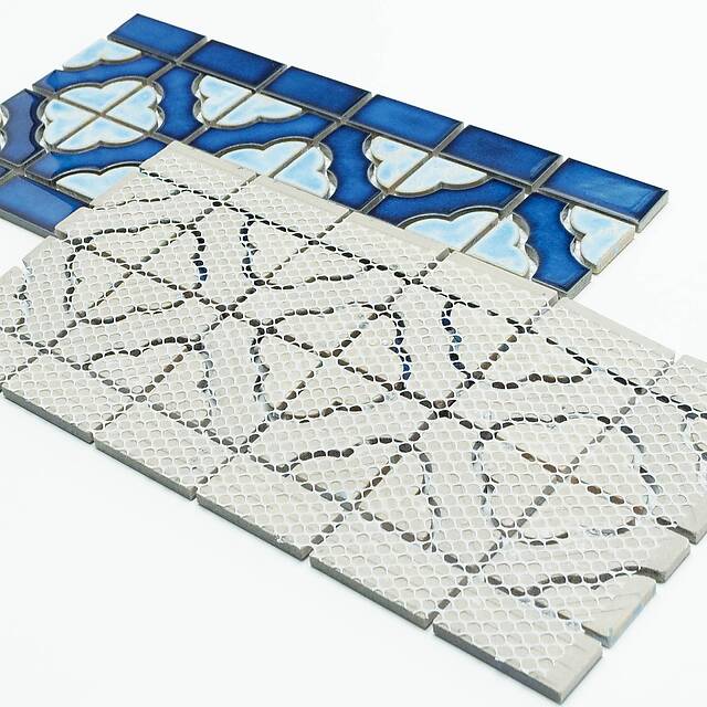 Бордюр из керамики, серия Porcelain