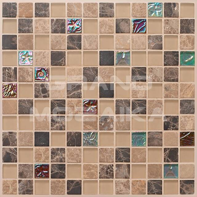 Мозаика из стекла и камня, серия Breez