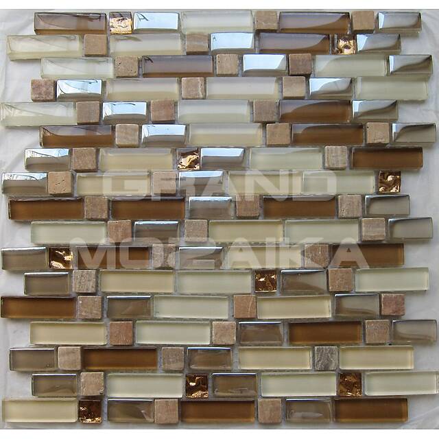 Мозаика из стекла и камня, серия Breez