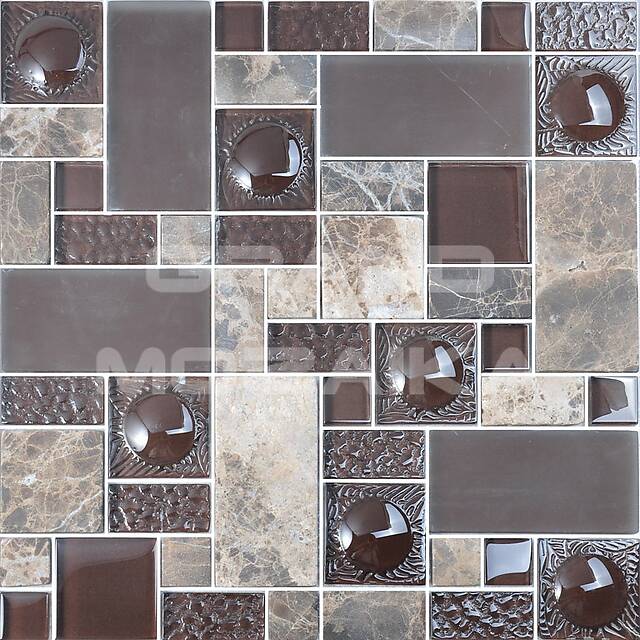 Мозаика из стекла и камня, серия Breez