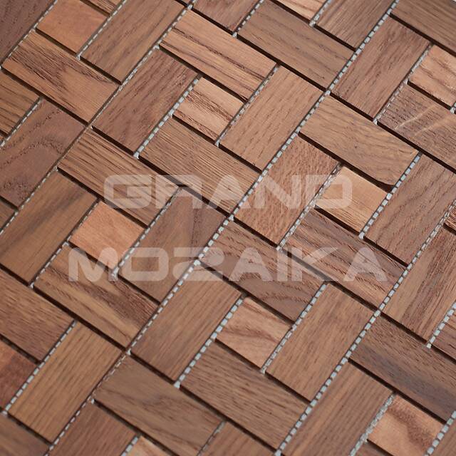 Деревянная мозаика (ясень), колеровка бук