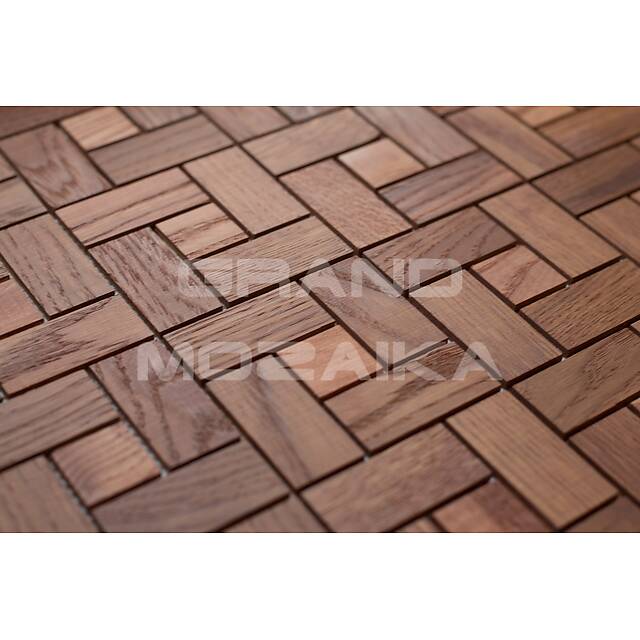 Деревянная мозаика (ясень), колеровка бук