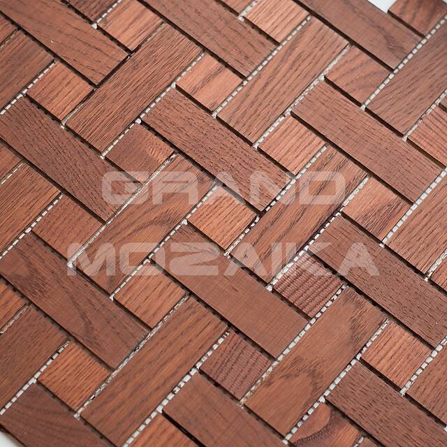 Деревянная мозаика (дуб), обжиг