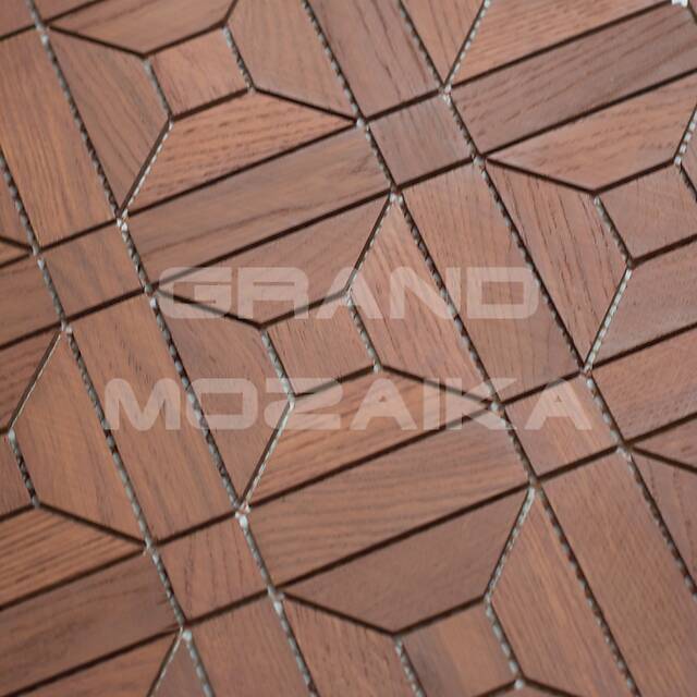 Деревянная мозаика (дуб), колеровка бук