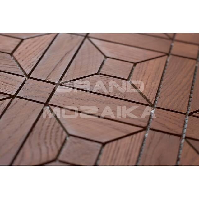 Деревянная мозаика (дуб), колеровка бук