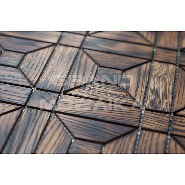 Деревянная мозаика (дуб), обжиг