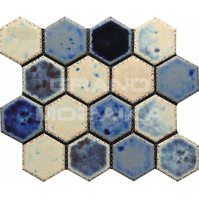 Керамическая мозаика, серия Hexa