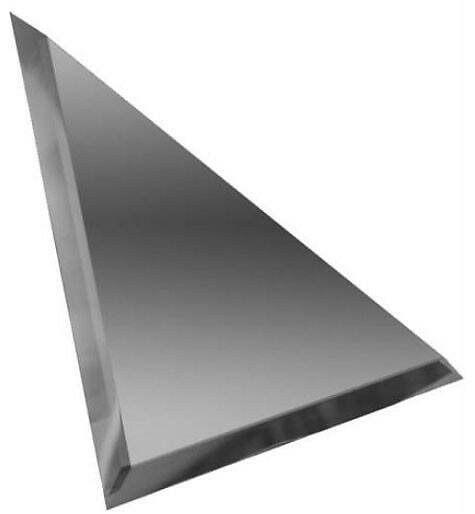Треугольная зеркальная плитка (стороны 180х180 мм)