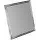 Квадратная зеркальная плитка, матовая  (250x250 мм)