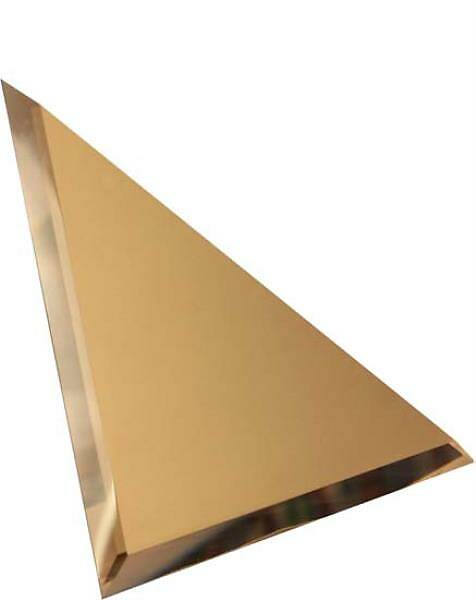 Треугольная зеркальная плитка (стороны 300х300 мм)
