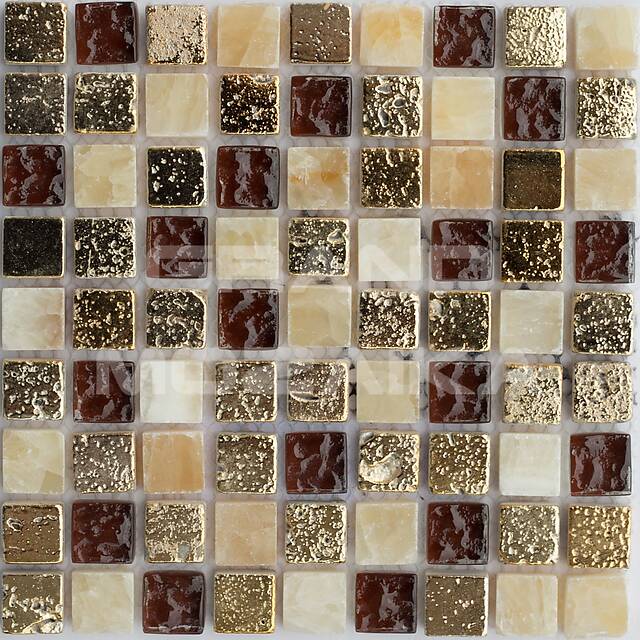 Мозаика из стекла и камня, серия Marmol