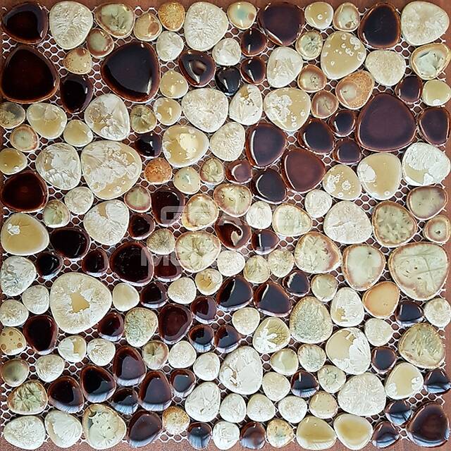 Мозаика из керамики Морские камешки (Agama Brown)