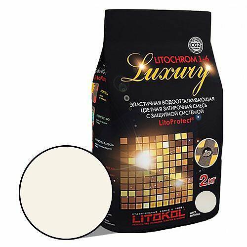 Цементная затирка Litochrom Luxury 1-6, бежевый C.50, 2 кг