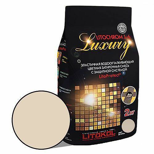 Цементная затирка Litochrom Luxury 1-6, бежевый C.60, 2 кг