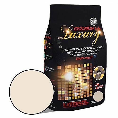 Цементная затирка Litochrom Luxury 1-6, бежевый C.130, 2 кг