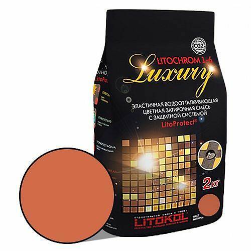 Цементная затирка Litochrom Luxury 1-6, розовый C.490, 2 кг