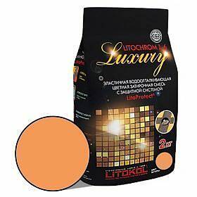 Цементная затирка Litochrom Luxury 1-6, оранжевый C.700, 2 кг